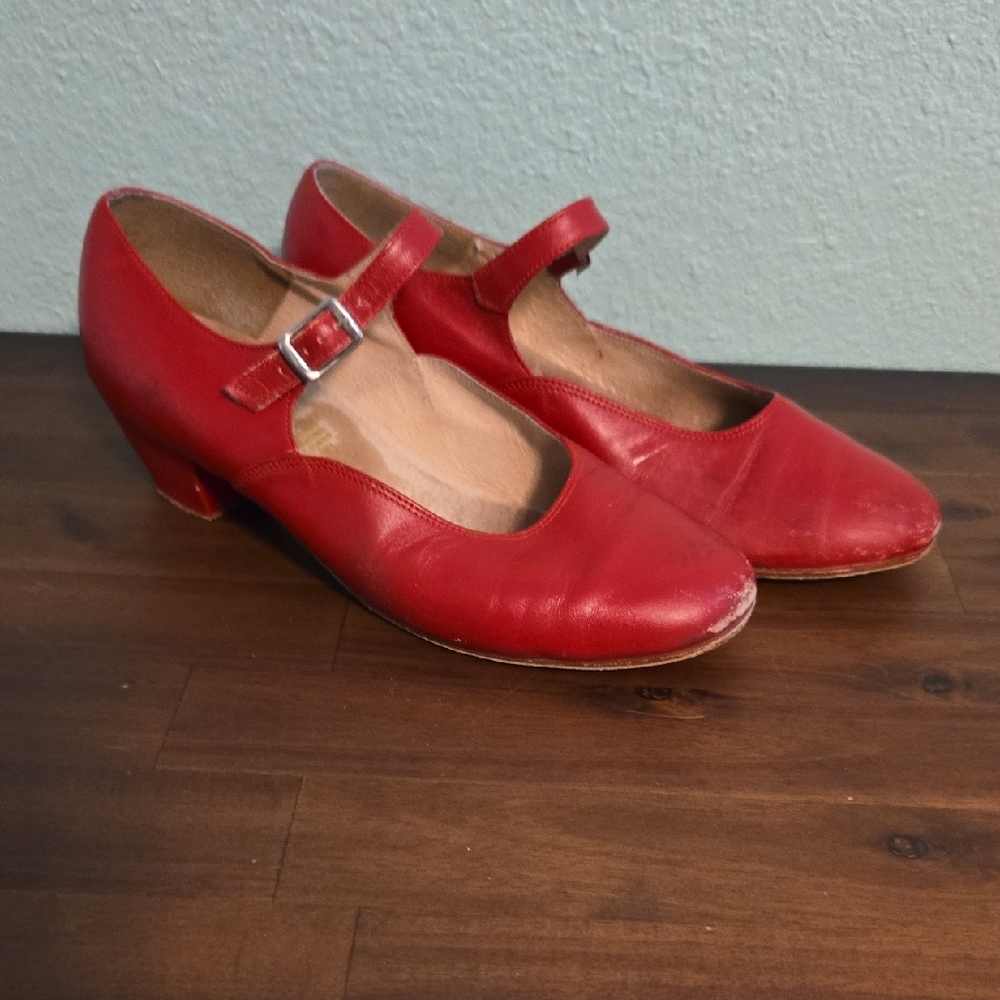 Classic Red Mary Jane Heels
